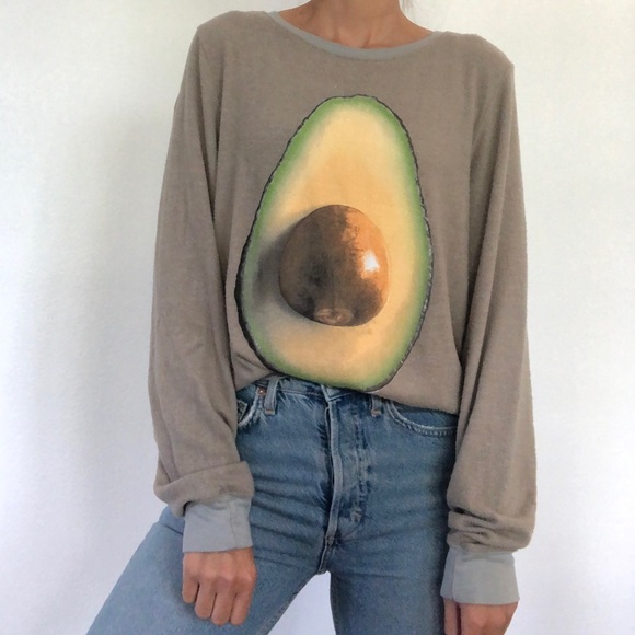 Wildfox Sweaters - Wildfox Avocado Baggy Beach Jumper